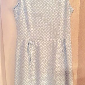 Light blue boutique dress with pockets!